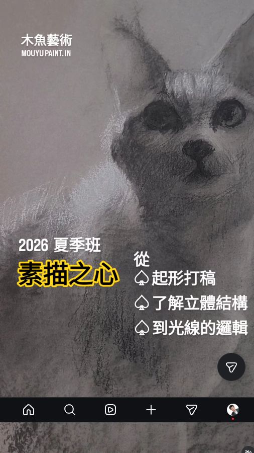 觀察與素描示意畫面